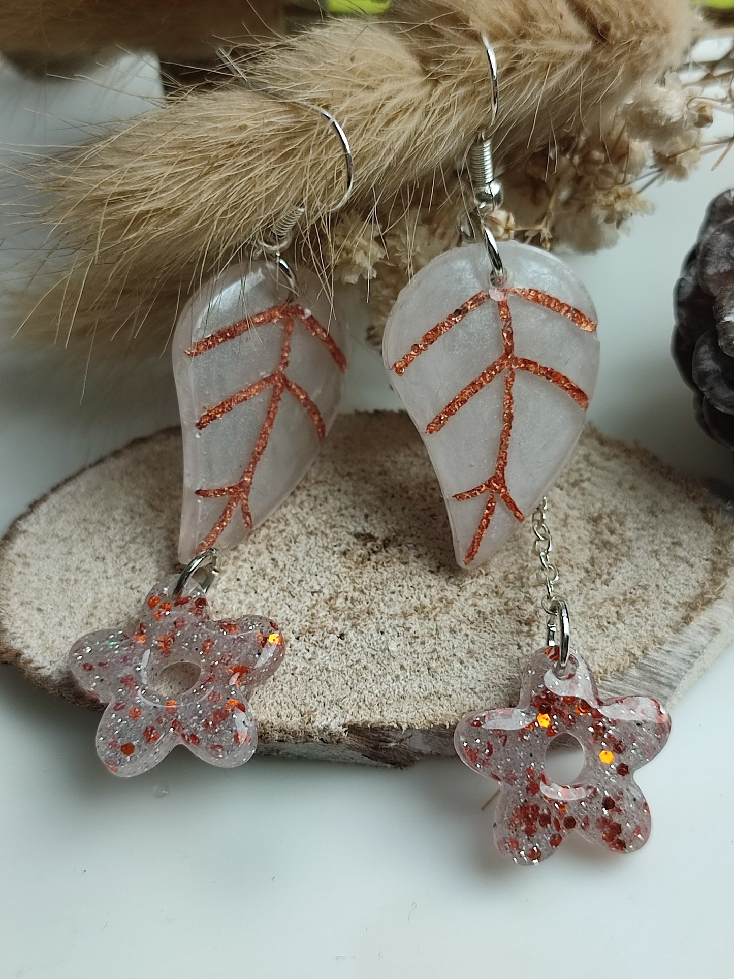 Boucles d'oreilles "Eveil floral"