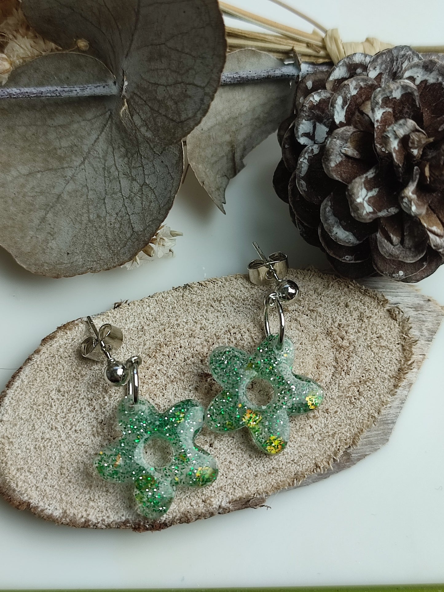 Boucles d'oreilles "frémissement"