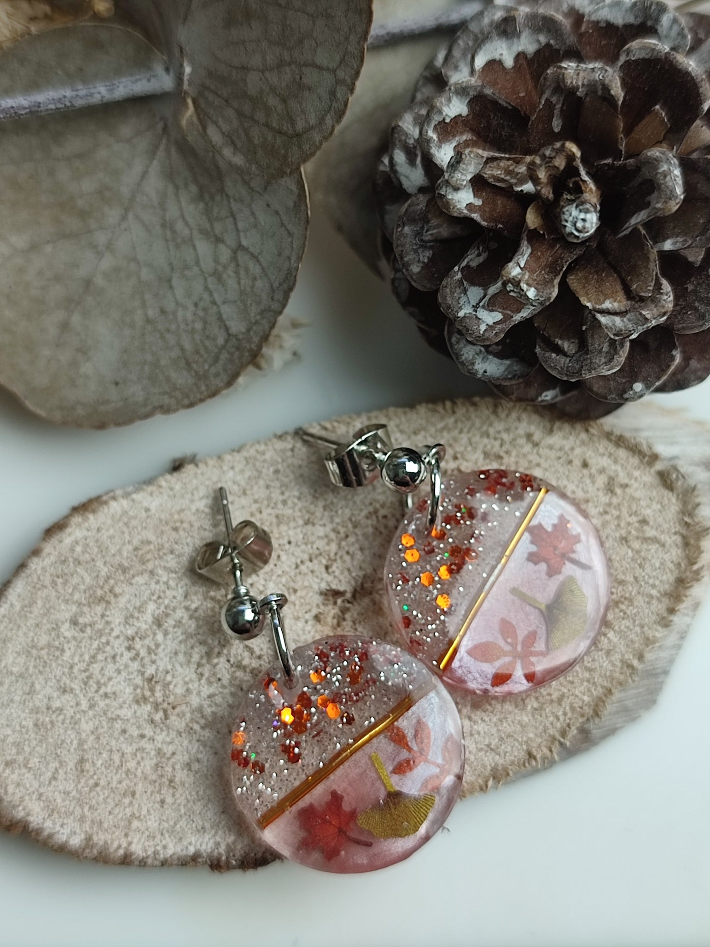 Boucles d'oreilles "Matin d'automne"