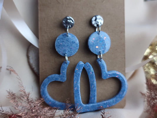 boucles d'oreille coeur