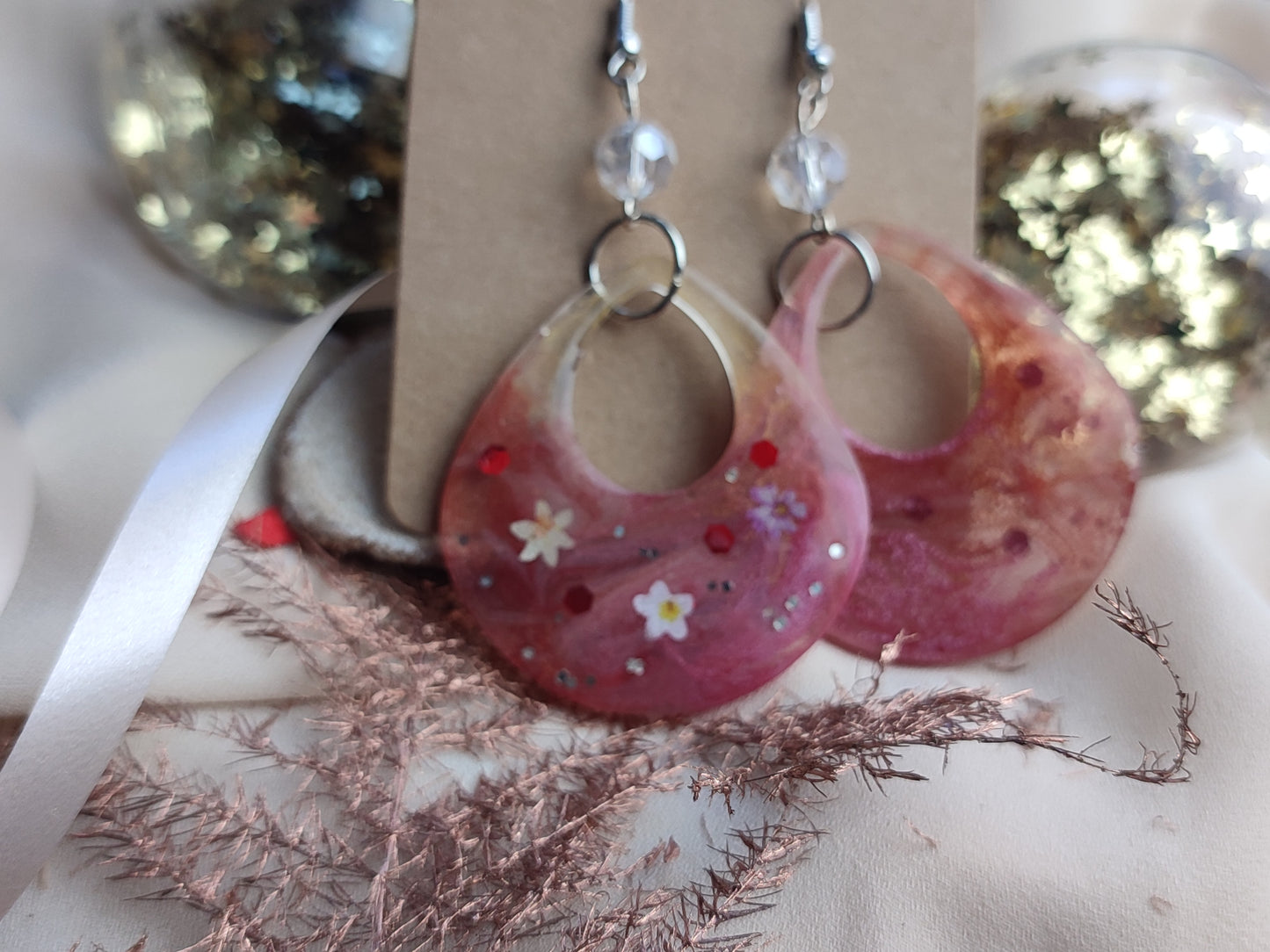 boucles d'oreille ovales