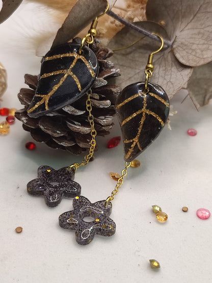 Boucles d'oreilles "Eveil floral"