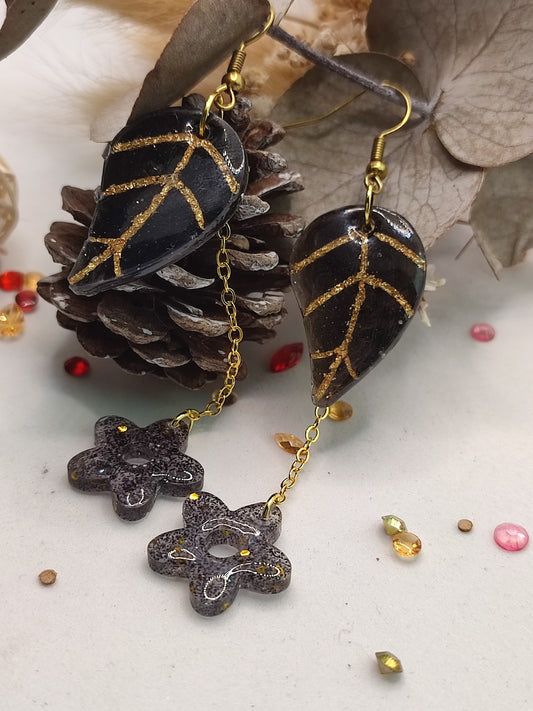 Boucles d'oreilles "Eveil floral"