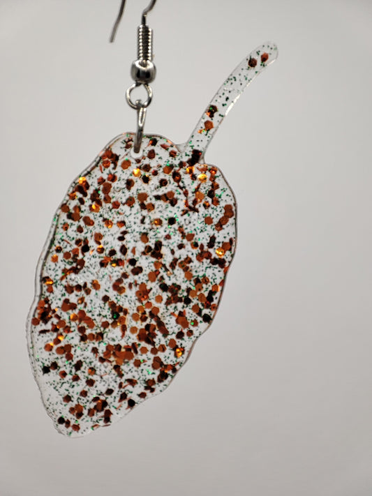 Boucles d'oreilles "Feuille d'automne"