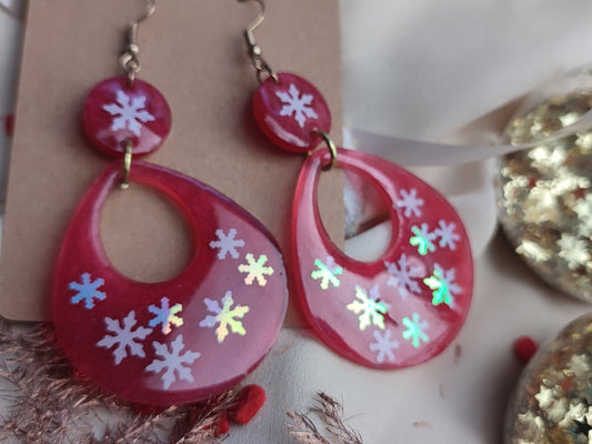 boucles d'oreille ovales