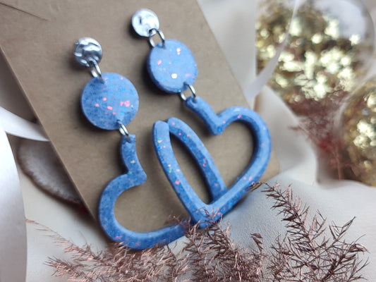 boucles d'oreille coeur