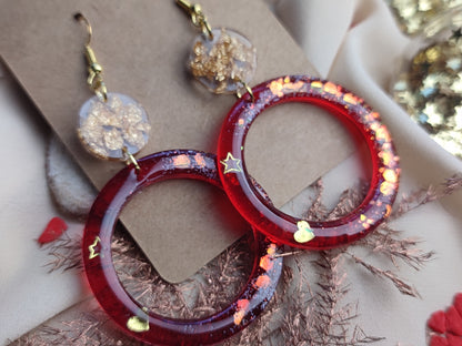 boucles d'oreille anneaux