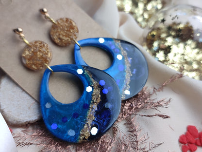 boucles d'oreille ovales