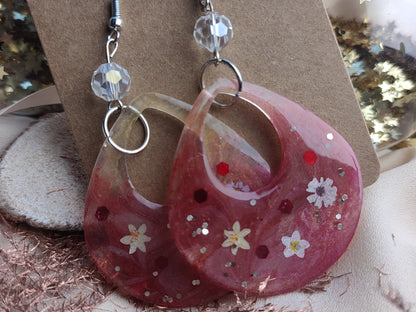 boucles d'oreille ovales